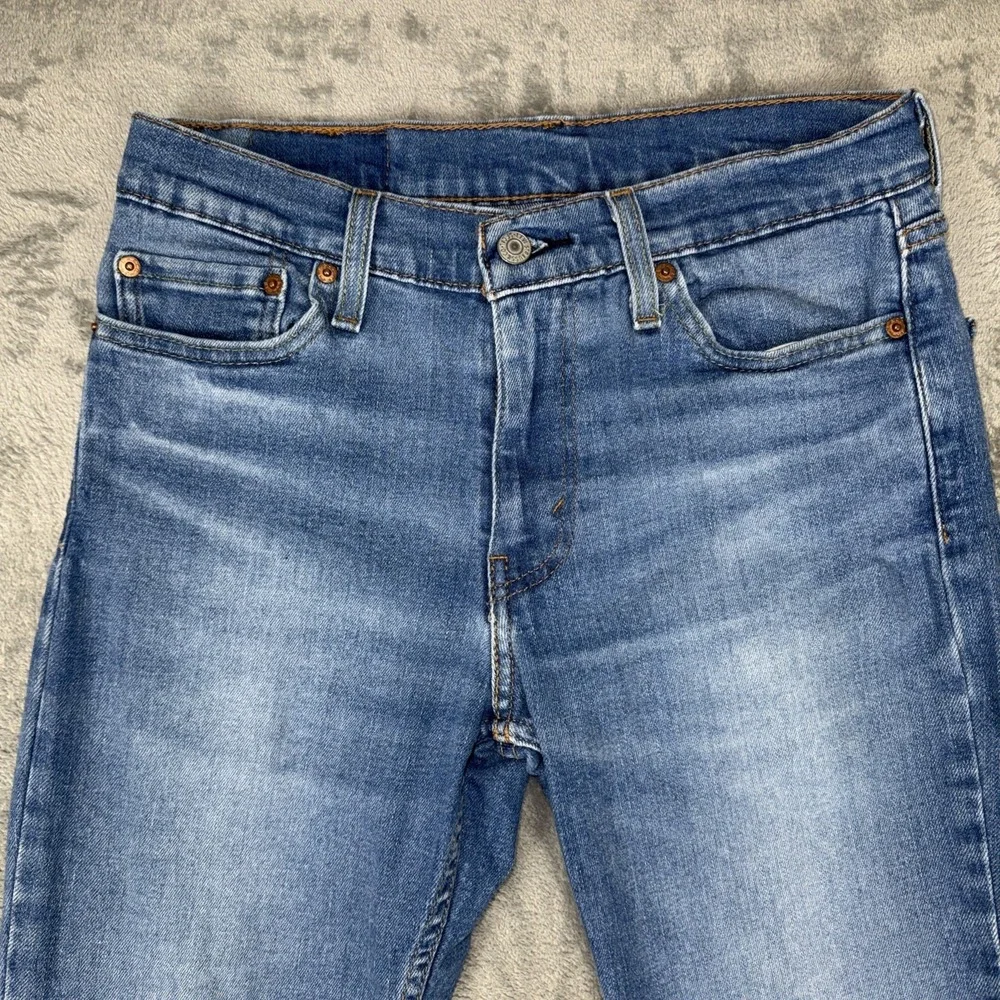 Levis 511 Mens Jeans 30x30 Blue Stretch Denim Medium Wash Straight Leg